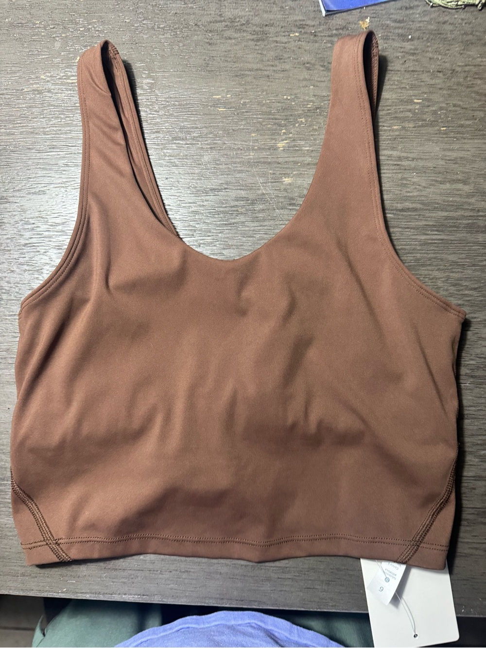 lululemon athletica Brown Align Tank size 6 NWT
